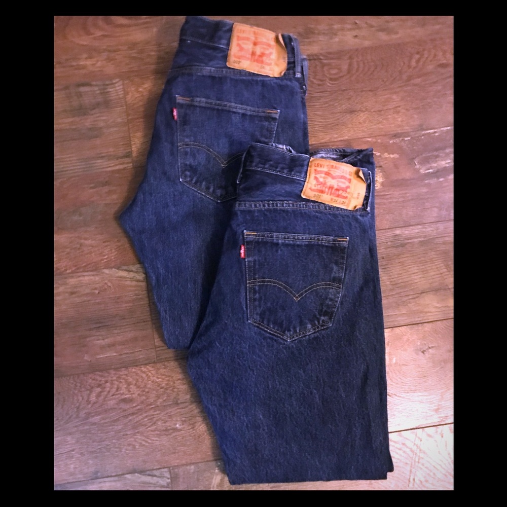 Levi’s bundle 32 X 27 1/2- 28L (2 pairs!!!)